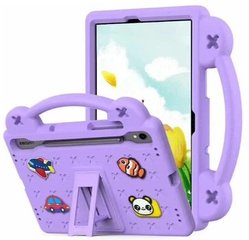 Детский чехол Junior Case Tablet на Samsung Galaxy Tab S10 FE Plus (13.1") / фиолетовый