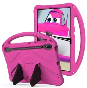 Детский чехол New Kids Case на планшет Samsung Galaxy Tab S11 Ultra (14.6") / розовый