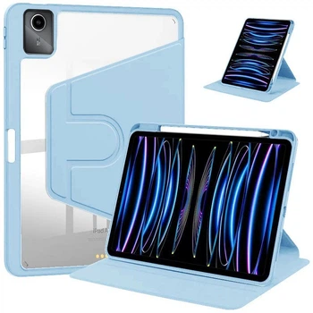 Чохол TPUCristal Pen holder 360 Lenovo Idea Tab 11 / Xiaoxin Pad 2025 TB336ZU TB336FU Голубий