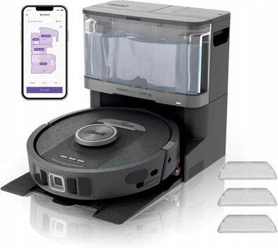 Робот-пилосос з вологим прибиранням Shark Detect Pro with Auto Empty System Wet+Dry (RV2800YEEU)