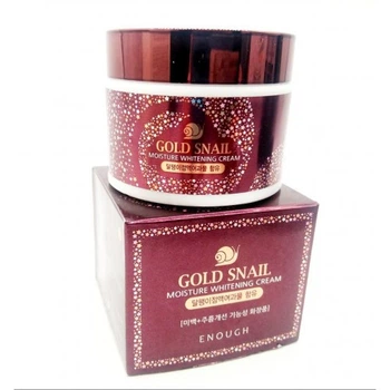 Крем освітлюючий з равликовим муцином Enough Gold Snail Moisture Whitening Cream 50ml