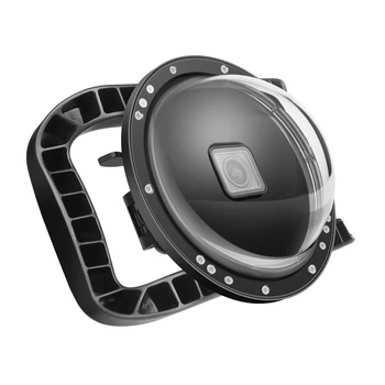 Підводний бокс купол для GoPro Hero 8 Black, 45 м, дворучний, акрил (5A71DDF0025D)
