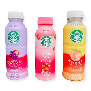 Напій Starbucks Strawberry Refreshers Pink 930 мл (набір 3 штуки)
