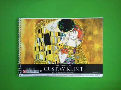 Альбом для малювання. А4, 40 аркушів, спiраль, 120г/м2, УФ-лак (PB-SC-040-532). Школярик