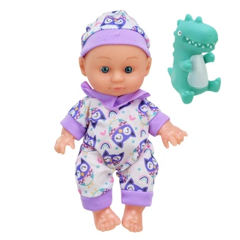 Детская Кукла-Пупс "Cute baby" HX623-5/7 с игрушкой Фиолетовый