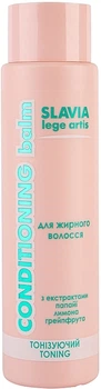 Бальзам-кондиционер тонизирующий для жирных волос - Аромат Slavia Lege Artis Conditioning Balm Toning 400ml (1453488-29060716)