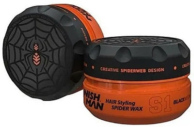 Воск-паутинка для стилизации волос - Nishman Hair Styling Spider Wax S1 Black Widow 150ml (984413-26209098)
