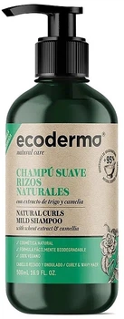 Шампунь для вьющихся волос - Ecoderma Natural Curls Mild Shampoo 500ml (1166077-32067647)