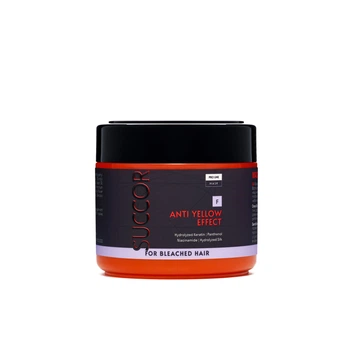 Маска от желтизны для осветленных волос Anti Yellow Effect Mask Succor 300 мл 4820267230790