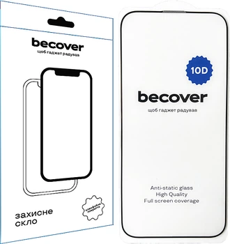 Защитное стекло BeCover 10D для смартфона Apple iPhone 16e Black (BC_713235)