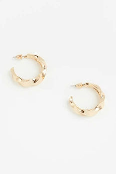Сережки H&M 271179302 One Size Золотий