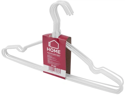 Набір вішалок для одягу Idea Home 39.4х21х0.3 см 8 шт. White (6707236)