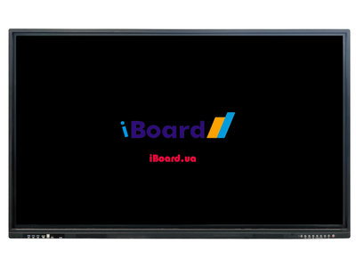 Інтерактивна панель iBoard 65" дюймів діагональ, робота одночасно двох ОС (Android 14.0+Windows) iBoard IP 65 A14CAM