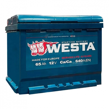 Аккумулятор автомобильный Westa 6CT-65 А (1) (249346)