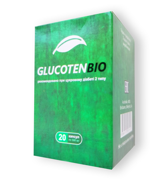 GlucotenBio - Капсулі від цукрового діабету (Глюкотен Біо)