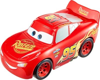 Машинка Тачки 14см Молния Маквин Говорящая Cars Disney Pixar Cars Track Talkers Lightning McQueen Mattel HJC58