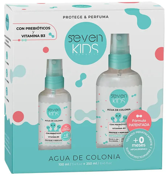 Набір для дітей The Seven Cosmetics Seven Kids Одеколон 100 мл + Одеколон 250 мл (8435735302488)