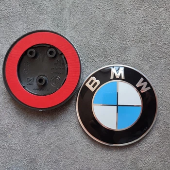 Эмблема БМВ 3 серия Ф30 Ф31 82 мм BMW F30 F31 значок на передний бампер