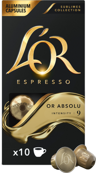 Кава в капсулах L'OR Espresso Or Absolu #9 10 шт (8711000360590)