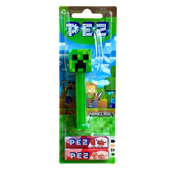 Диспенсер с конфетами PEZ Minecraft ПЕЦ Майнкрафт 17 г (Creeper)