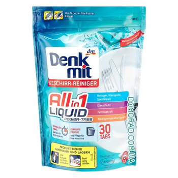 Капсули Denkmit All-in-1 для посудомийнї машини, 30 шт.