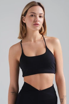 Жіночий Спортивний Топ З Ефектом Push Up Without Fitness L/XL Black