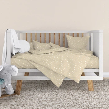 Комплект постільної білизни Home Line 129700 Для немовлят Бязь Бежевий