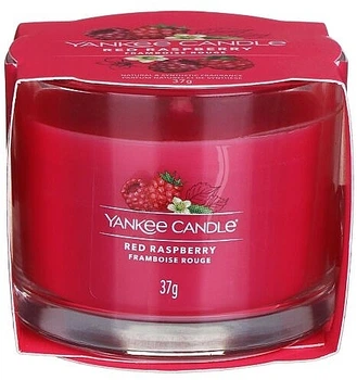 Ароматична свічка у склянці "Червона малина" - Yankee Candle Red Raspberry (міні) 37g (1066785-25001140)