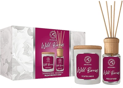 Набор "Дикие ягоды" - Ароматика (candle/100g + diff/50ml) (1425917-28358054)