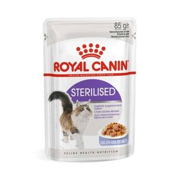 Консервированный корм Royal Canin Sterilised in Jelly для взрослых стерилизованных кошек кусочки в желе85г