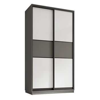 Шкаф купе двухдверный Лофт 01В-104 (100х45х220) Антрацит