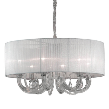 Люстра Ideal Lux Swan SP6 Bianco Серый (id035826)