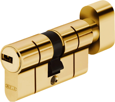 Цилиндр ABUS KD6PS MM Z30/K30 5К ключ-вороток 30/30 Матовая латунь