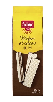 Вафлі без глютену з какао "Wafers al cacao" Dr. Schar 125 г