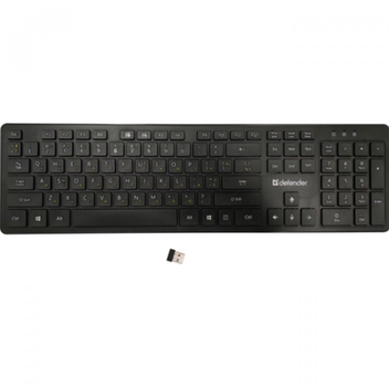 Бездротова клавіатура Defender Comfort MT UA UA Black (450950)