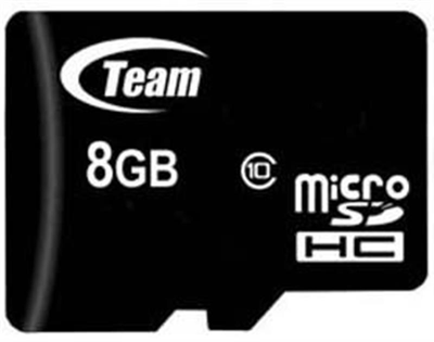 Карта памяти MicroSDHC 8GB Class 10 Team + SD-adapter (TUSDH8GCL1003)
