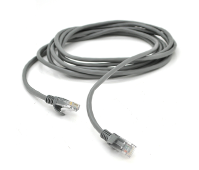 Патч-корд литой Ritar RJ45 Cat 5e UTP 3 м Grey (PCR-CU/3G)