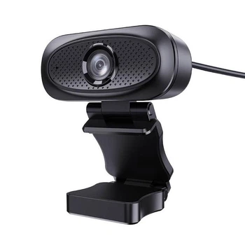 Веб-камера HOCO USB web camera with Audio Focus DI11 |2KHD, 4Mpx, 1.5m| (black)