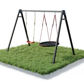 Каркас для детских качелей WCG 2 Elite Play Frame + Качели гнездо Elips + пластиковые качели