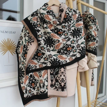 Кашеміровий шарф "Тюльпан" Cashmere 102008