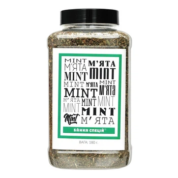 Мята сушеная, 180 г, 1 шт