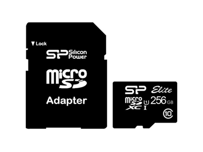 Карта пам'яті Silicon Power MicroSDXC Elite 256GB UHS-I Class 10 + SD-adapter (SP256GBSTXBU1V10SP)