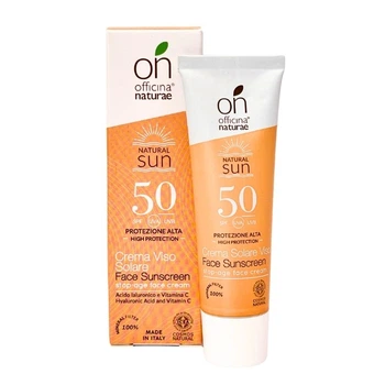 Органический антивозрастный солнцезащитный крем для лица SPF 50 Officina Naturae 30 мл 49489