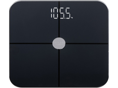 Ваги підлогові Adler Smart - FitGo App AD 8187 Black