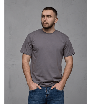 Мужская футболка больших размеров - HECTOR - 23001 - 4XL - Светло-коричневый