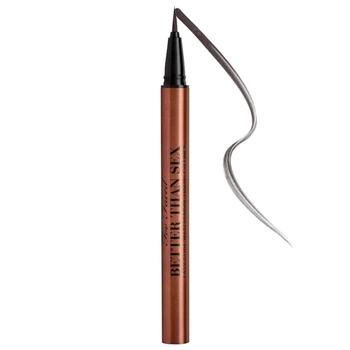 Водостойкая коричневая подводка для глаз Too Faced Better Than Sex Waterproof Liquid Eyeliner (Chocolate) 0.6 ml
