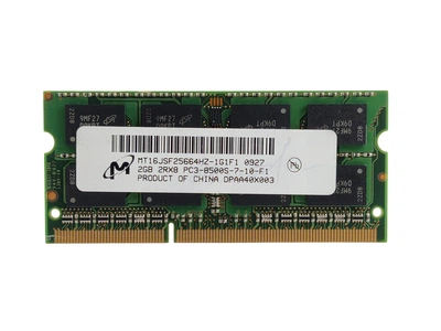 Оперативна пам'ять для ноутбука SODIMM Micron DDR3 2Gb 1066MHz PC3-8500S (MT16JSF25664HZ-1G1F1) 14036