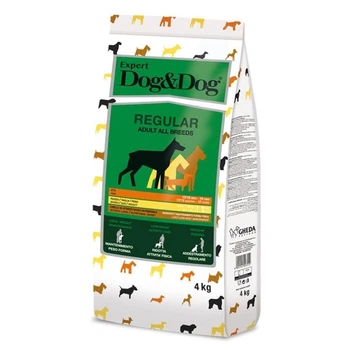 Сухой корм с курицей для собак Gheda D&Dog Expert Regular, 4 кг