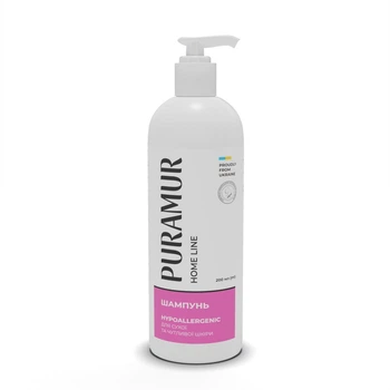Гипоаллергенный шампунь для собак и котов Puramur Hypoallergenic, 200 мл