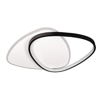 Потолочная декоративная светодиодная LED люстра 38 W Черная (26179)